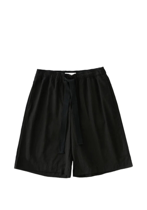 Studio Nicholson Demba elasticated herringbone shorts - Black