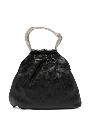 AUTENTICA 504 small Delia textured tote bag - Black