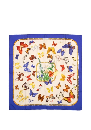 Hermès Pre-Owned silk scarf - Blue