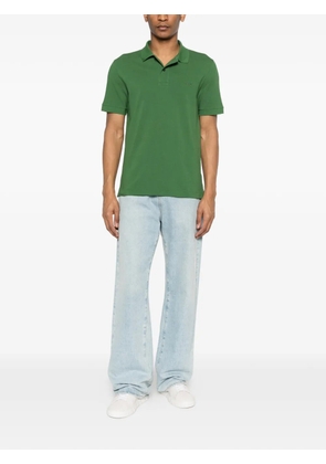 BOSS Pallas button embroidered polo shirt - Green