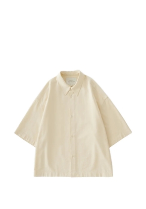 Studio Nicholson Sanko short-sleeve button shirt - Neutrals