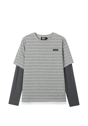 Mini Cream layered T-shirt - Grey
