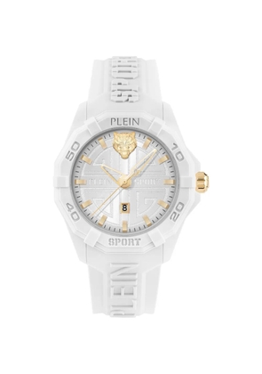 Plein Sport Fearless 38mm round watch - White