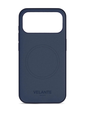 VELANTE logo-detail iPhone 17 pro max phone case - Blue
