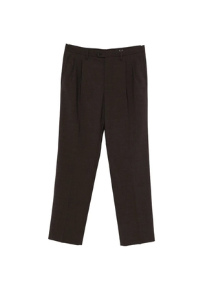 MM6 Maison Margiela pleated trousers - Brown