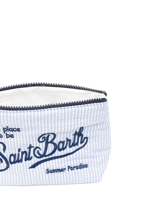 MC2 Saint Barth embroidered pouch - Blue