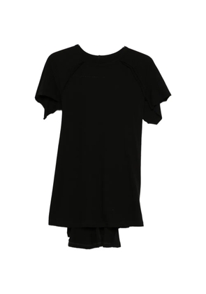 Yohji Yamamoto layered short-sleeve T-shirt - Black