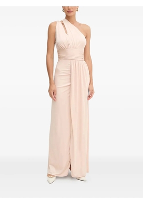 GUESS USA x Marciano one-shoulder cut-out maxi dress - Neutrals