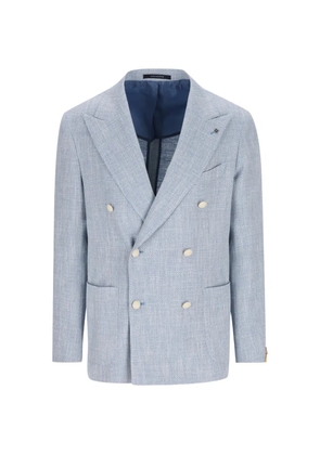 Tagliatore double-breasted blazer - Blue