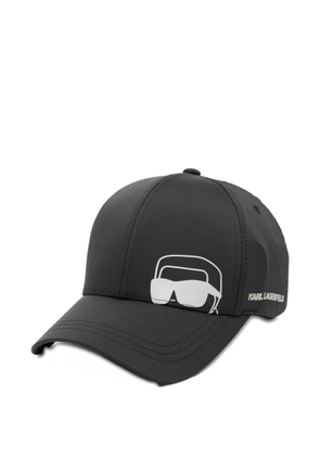 Karl Lagerfeld logo baseball cap - Black