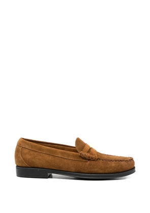 G.H.Bass Larson suede loafers - Brown