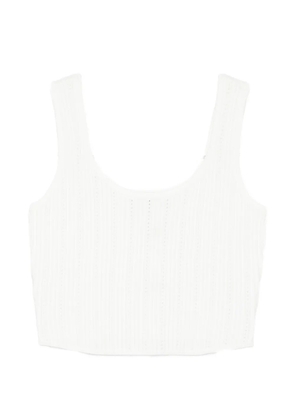 Simkhai square-neck tank top - White