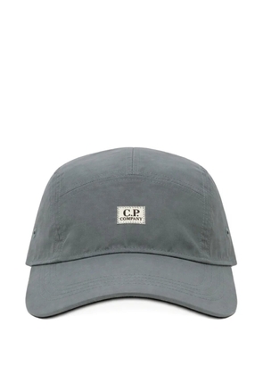 C.P. Company logo-patch baseball cap - Blue