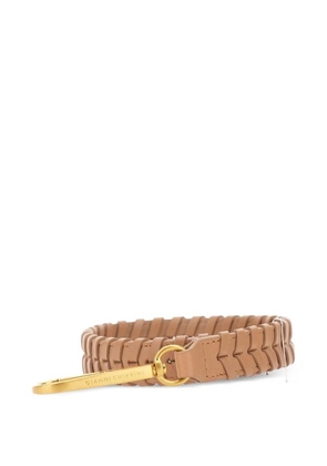 GIANNI CHIARINI Maxi Braid shoulder strap - Neutrals