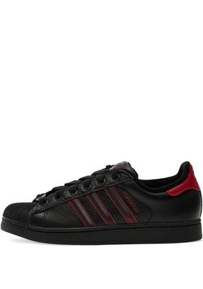 adidas shell-toe striped trainers - Black