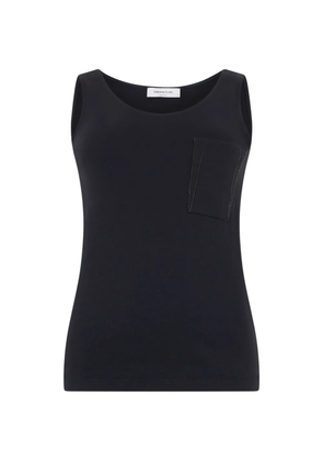 Fabiana Filippi pocket sleeveless top - Black