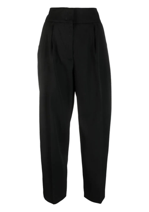 Fabiana Filippi high-waisted tapered trousers - Black