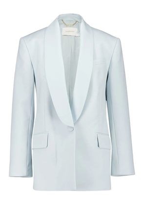 ZIMMERMANN shawl-collar single-breasted jacket - Blue