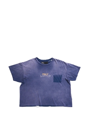 Paly Core logo-detail T-shirt - Blue