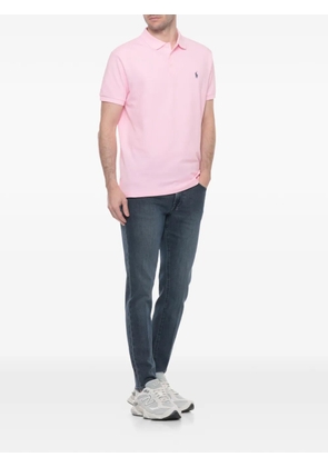 Polo Ralph Lauren embroidered-logo cotton polo shirt - Pink