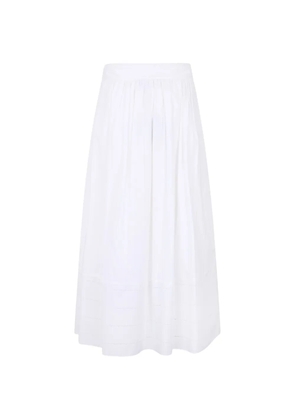 Fabiana Filippi elastic waistband skirt - White