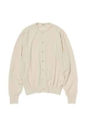 Auralee buttoned cardigan - Neutrals