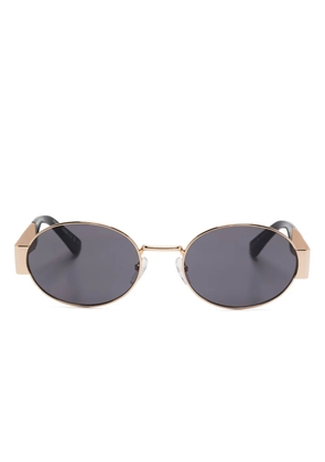 Moschino Eyewear oval-frame sunglasses - Gold