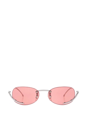 Diesel oval frame sunglasses - Silver