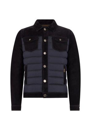 Moorer padded chest pocket jacket - Blue