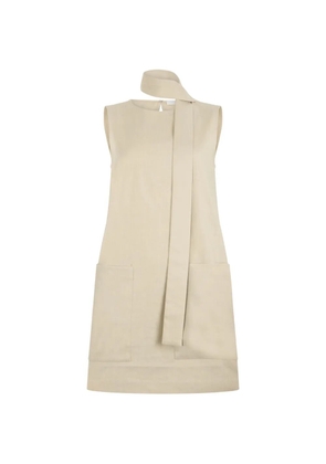Fabiana Filippi scarf sleeveless dress - Neutrals