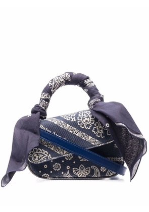 Palm Angels mini Crash tote bag - White