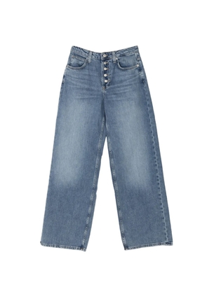 Free People Nia button-fastening jeans - Blue