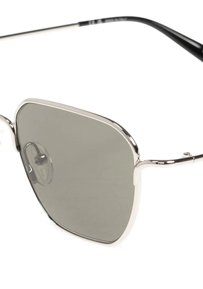 Alexander McQueen geometric-frame sunglasses - Silver