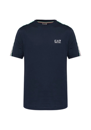 Ea7 Emporio Armani logo T-shirt - Blue