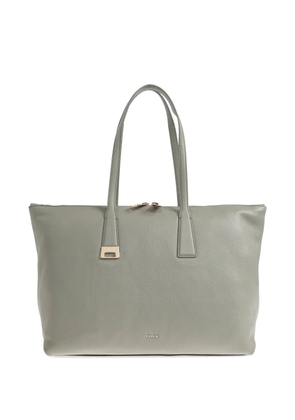 Furla large Olivia pebbled tote bag - Grey
