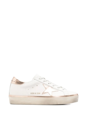 Golden Goose star leather sneakers - White