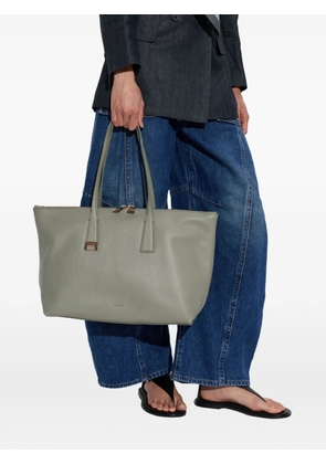 Furla large Olivia pebbled tote bag - Grey