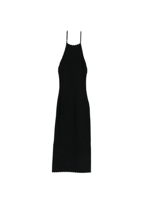 Jacquemus Tablier halterneck midi dress - Blue