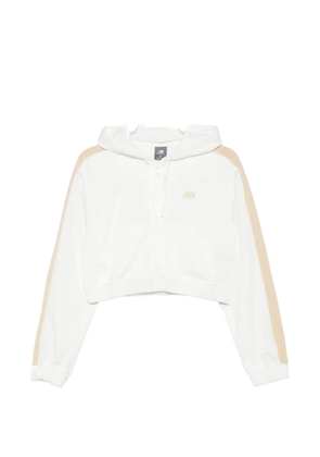 New Balance striped hoodie - White