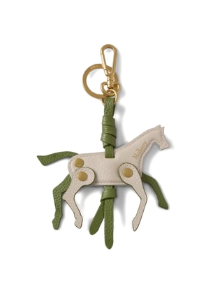 Mulberry Chalk Horse charm keyring - Neutrals