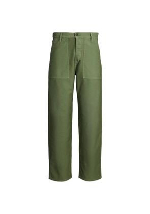 Polo Ralph Lauren button-tab straight trousers - Green