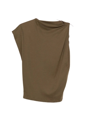 Jacquemus draped top - Brown