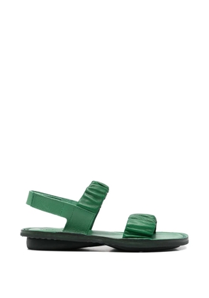 Trippen ruffled sandals - Green