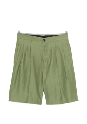 Laneus pleated shorts - Green