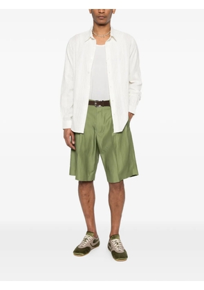 Laneus pleated shorts - Green