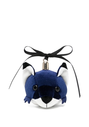 Maison Kitsuné festive fox bag charm - Blue