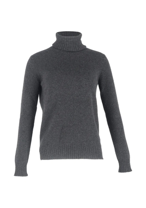 Loro Piana Pre-Owned turtleneck ribbed-trim sweater - Grey