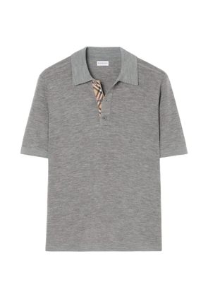 Burberry wool polo shirt - Grey