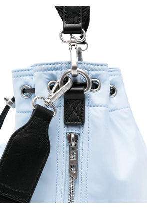 Diesel Multi-Pkts Bucket X pocket drawstring shoulder bag - Blue