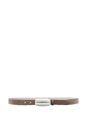 L'Agence Marlowe leather belt - Brown